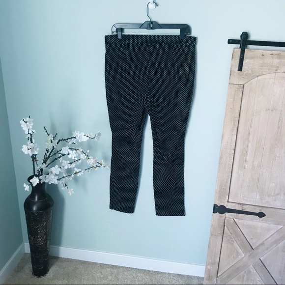 Raffaella Black with White Polkadot Pants Size 12 - Picture 2 of 4